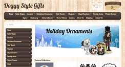 Desktop Screenshot of doggystylegifts.com