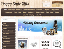 Tablet Screenshot of doggystylegifts.com